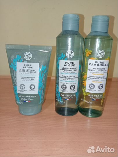 Гель для умывания, миц.вода,снятие макияжа Ив Роше