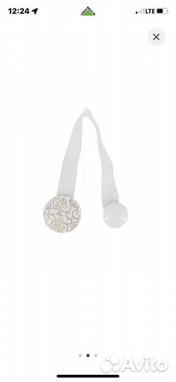 Подхват магнитный белый 3.5х28 см