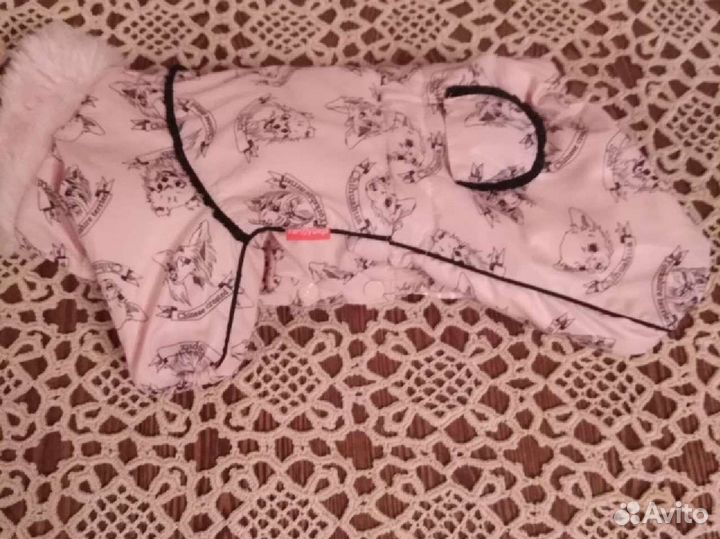 Комбинезон для маленькой собаки зима