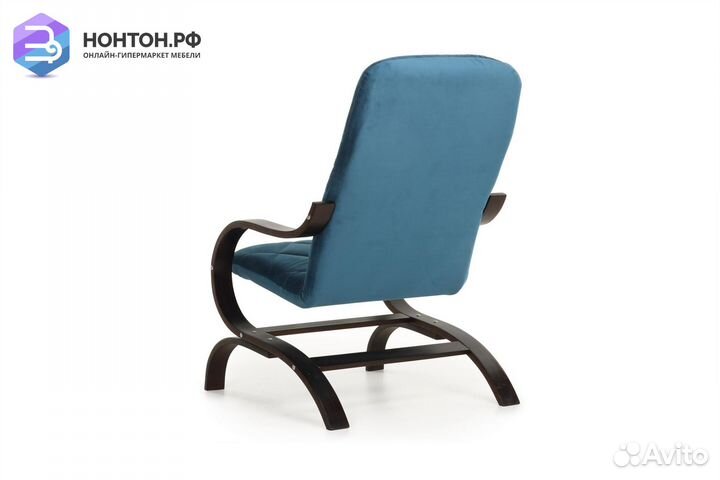 Кресло Лидер голубое