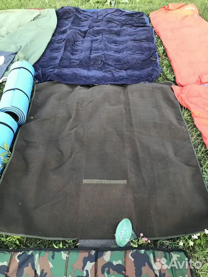 Палатка, спальные мешки, коврики