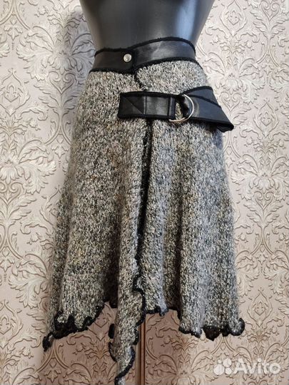 Юбка тёплая шерсть