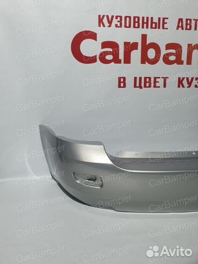 Задний бампер Лада Калина 1 серебристый