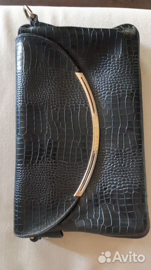Сумка клатч натуральная кожа