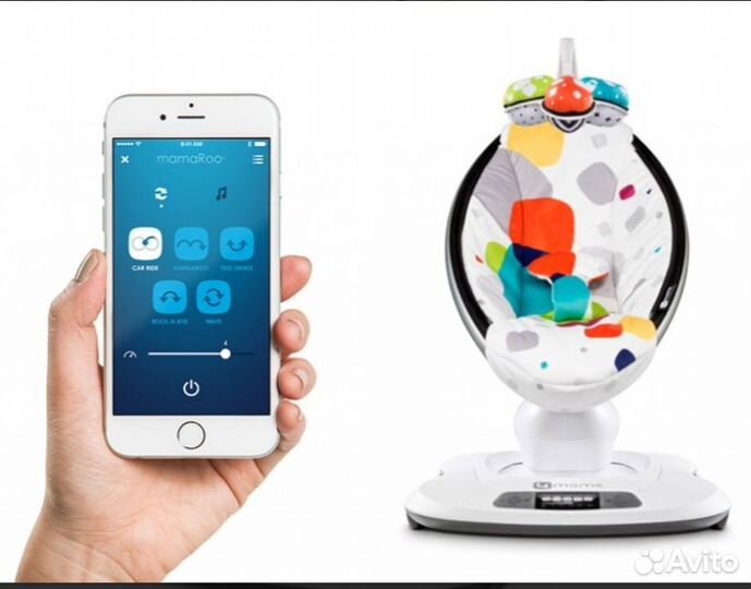 Электронные качели шезлонг Mamaroo 3.0проkat