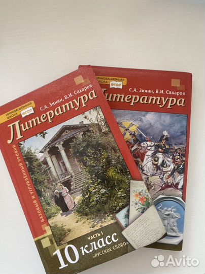 Учебники по литературе 10 класс Зинин