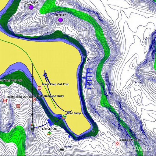 Карты глубин для эхолота Navionics, C Map, Garmin