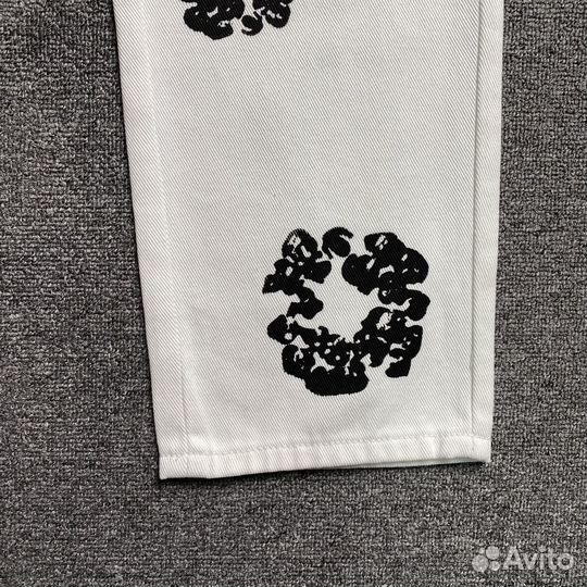 Джинсы Denim tears белые