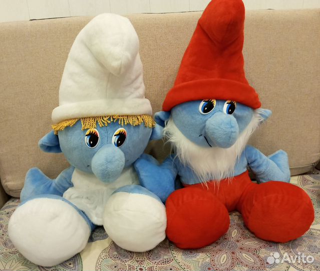 Смурфики мягкая игрушка