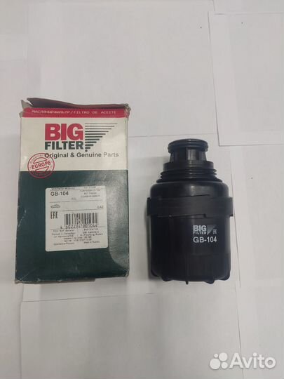 Фильтр масляный (Газ) GB104