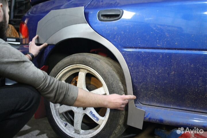 Ремонтные арки передние и задние Daewoo Nexia