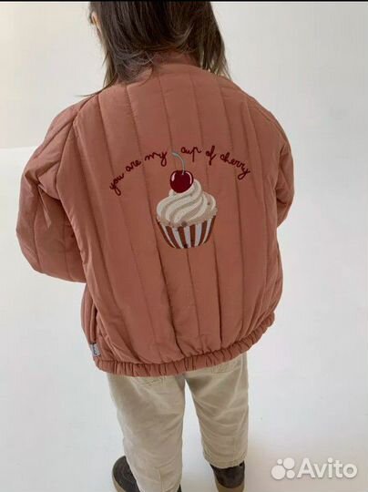 Куртка бомбер для девочки 104