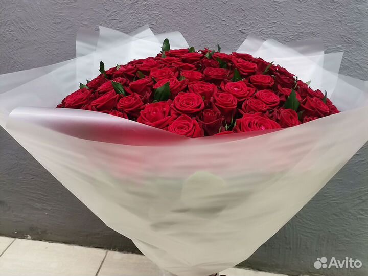 101 роза 51 31 25 15 Роза Цветы доставка