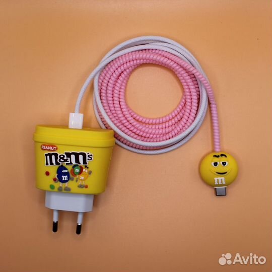 Защита кабеля и зарядного устройства Желтый MM&