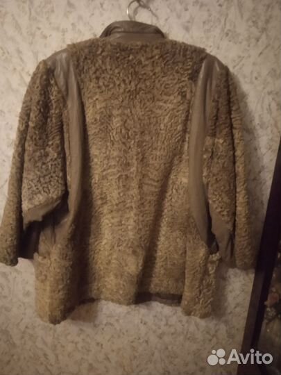 Куртка кожаная меховая Р.54-56