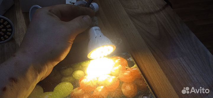 Лампочки gu10 светодиодные LED галогенные