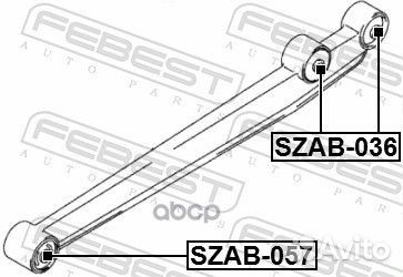 Сайлентблок задн подвески suzuki ignis RG413/RG