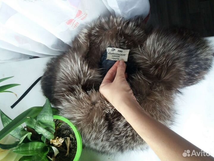 Шапка из чернобурки