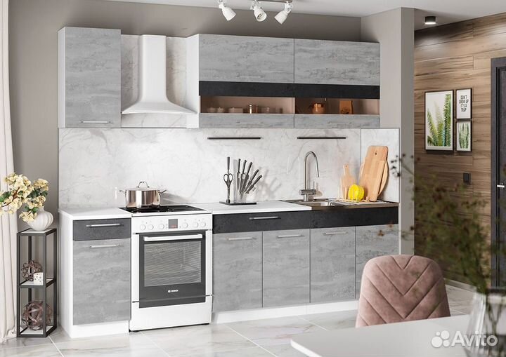 Кухонный гарнитур 2 м со столешницей