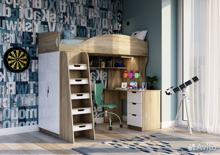 Детская кровать-чердак