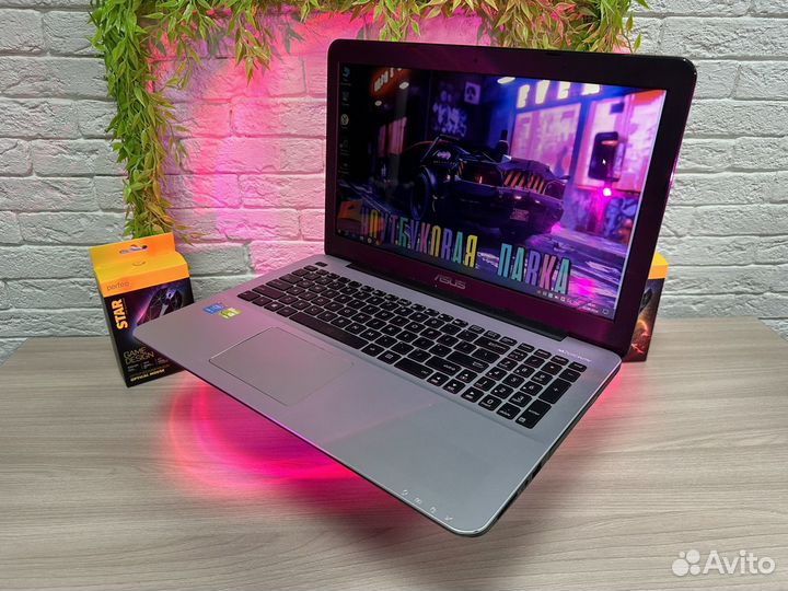 Игровой ноутбук Asus i7/8GB/SSD/700GB