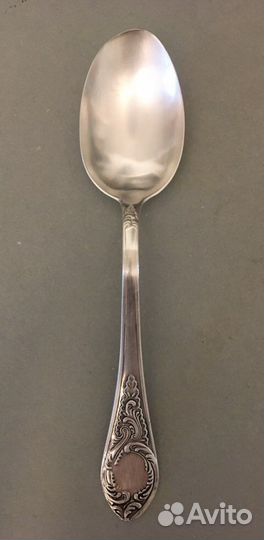 Серебряная столовая ложка СССР