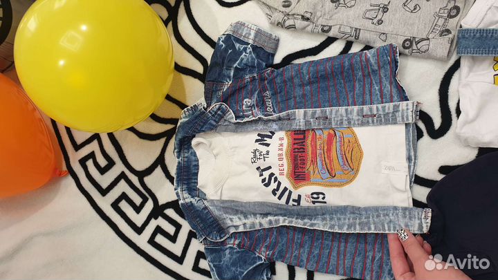 Джинсовые песочники, шорты, рубашка, спорт. костюм