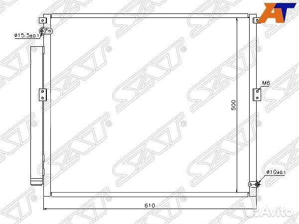 Радиатор Toyota Land Cruiser 2002-2009 stty91394M0