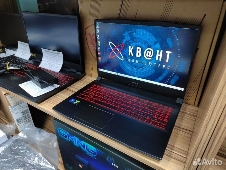 Мощный игровой ноутбук MSI Gaming на гарантии
