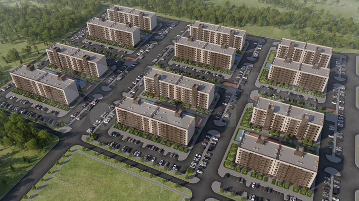 2-к. квартира, 66,4 м², 4/7 эт.