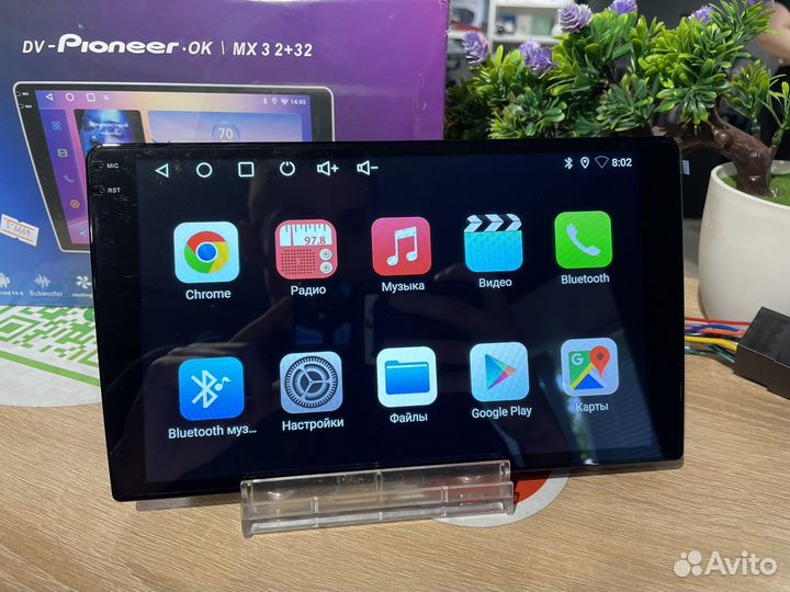 Магнитола Pioneer.ok MX 3, 2/32Gb (новая, гарантия