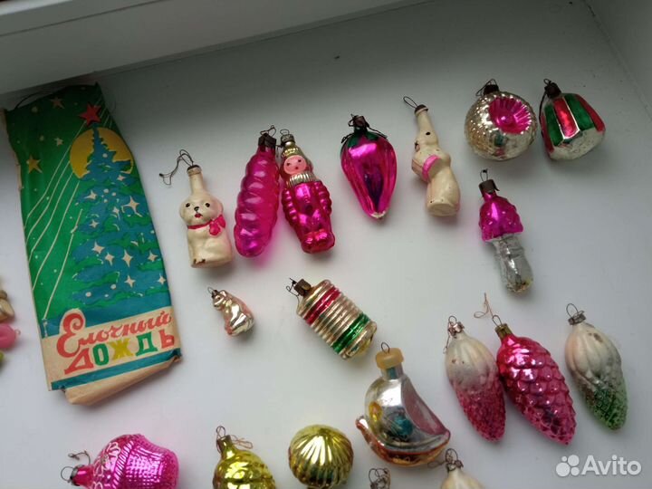 Елочные игрушки СССР