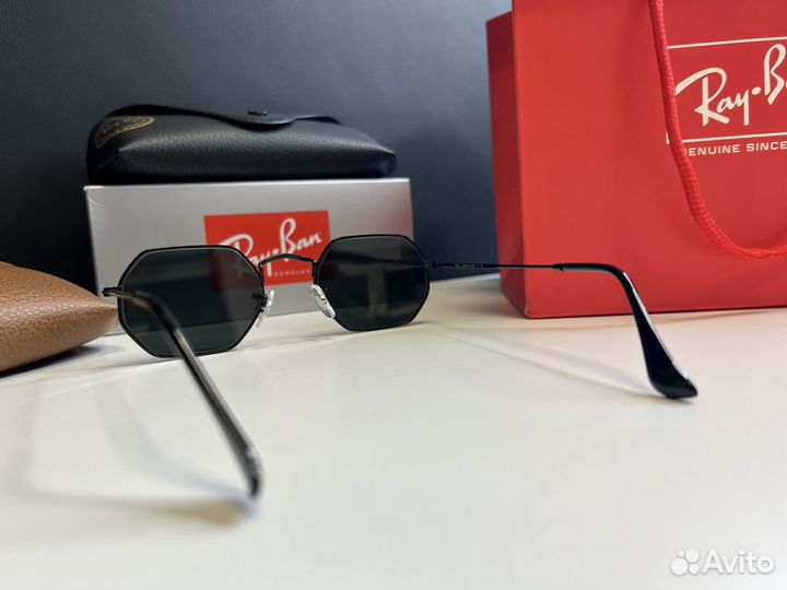 Очки Ray Ban 3556 octogonal black