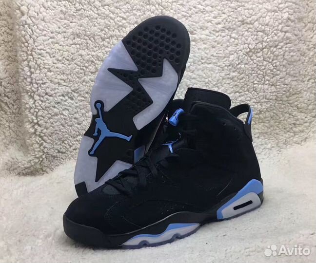 Nike air jordan shop 6 retro black/university blue