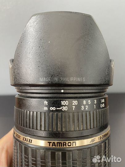 Tamron AF 18-200 mm f/3.5-6.3 (IF) Macro 62
