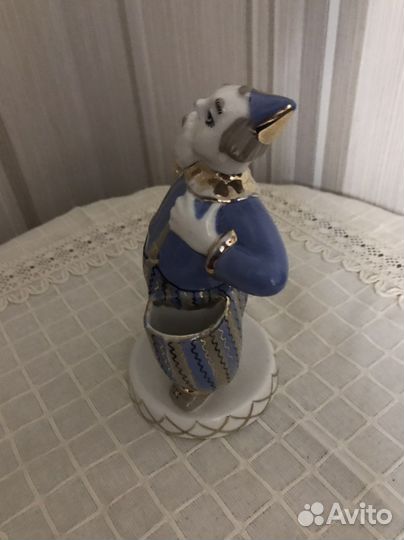 Карандашница фарфор СССР Клоун