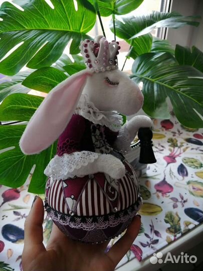 Игрушка заяц ручной работы