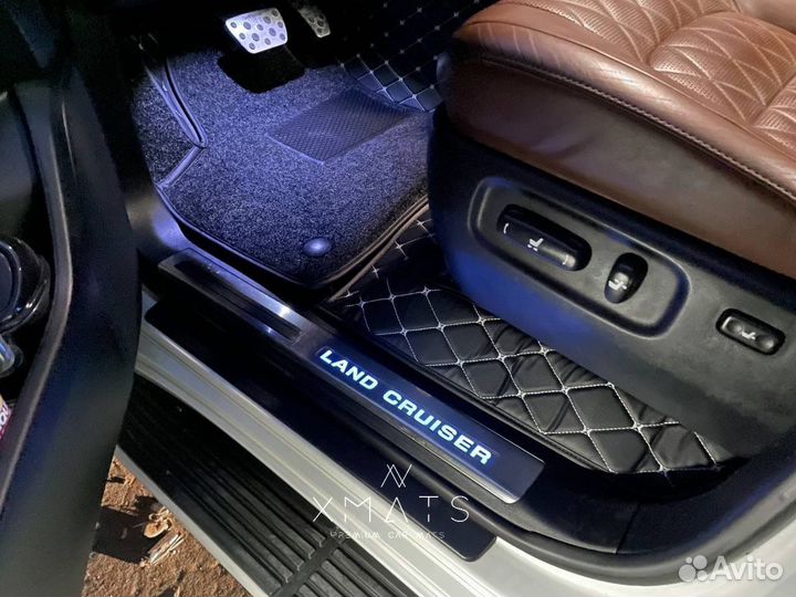 3D коврики из экокожи для Toyota Land Cruiser 200