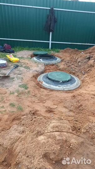 Септик из бетонных колец