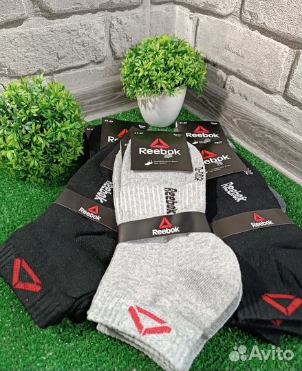 Носки reebok короткие