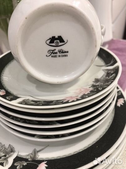 Тарелки, стаканы и др