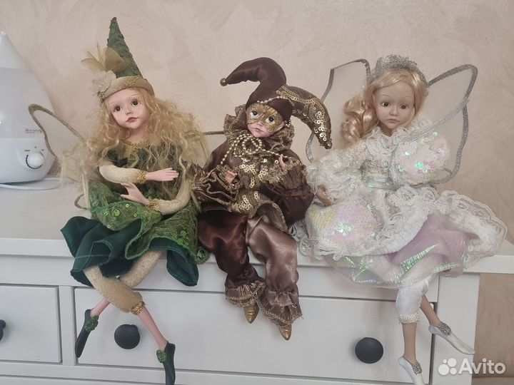 Куклы интерьерные музыкальные