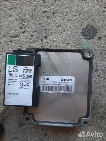 Эбу мозги Opel astra\zafira\vectra 09364499
