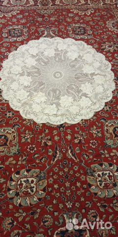 Скатерть круглая.Винтаж. Германия