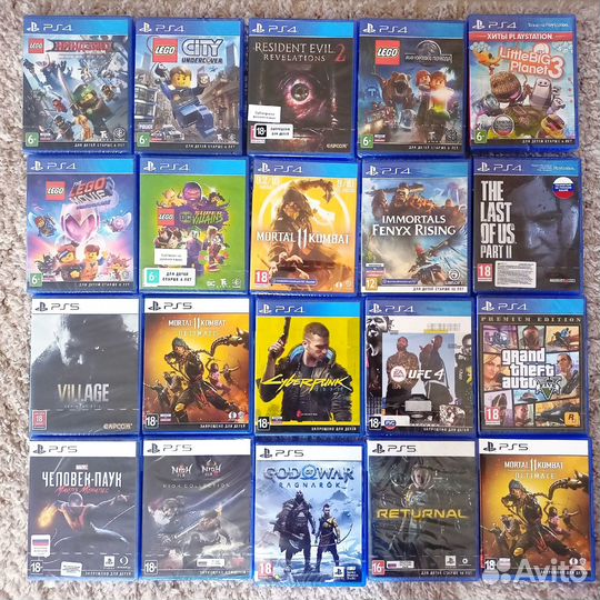 Продам диски от Play station 4, Play station 5