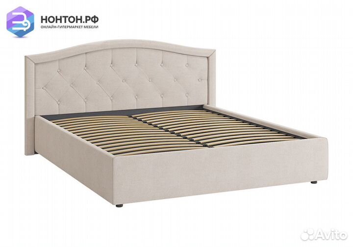 Кровать Верона 2 1.6 м крем