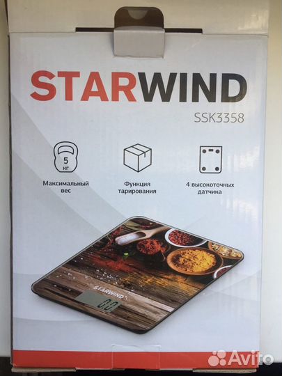 Starwind SSK3358 весы кухонные