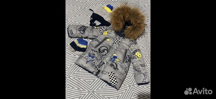 Пуховик детский gulliver