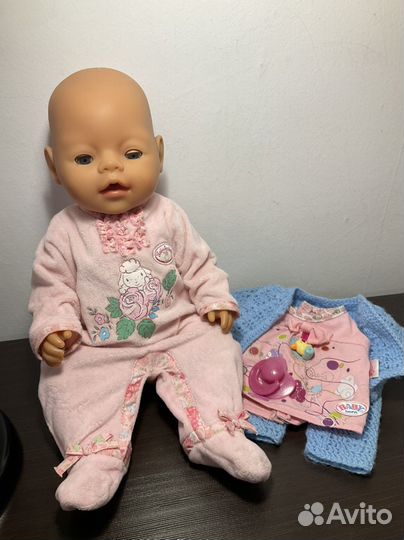 Zapf creation baby born оригинал кукла пупс