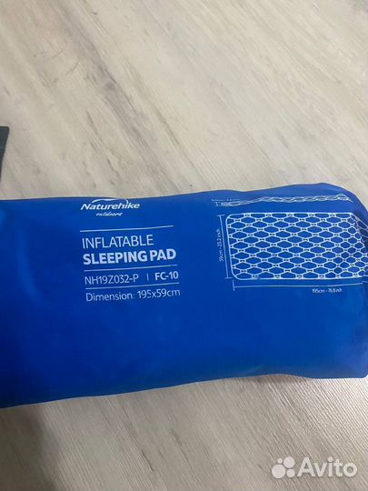 Надувной коврик матрас naturehike